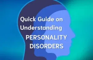 Quick guide on understanding personality disorders with illustrated head silhouettes