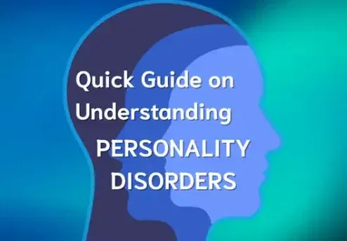 Quick guide on understanding personality disorders with illustrated head silhouettes