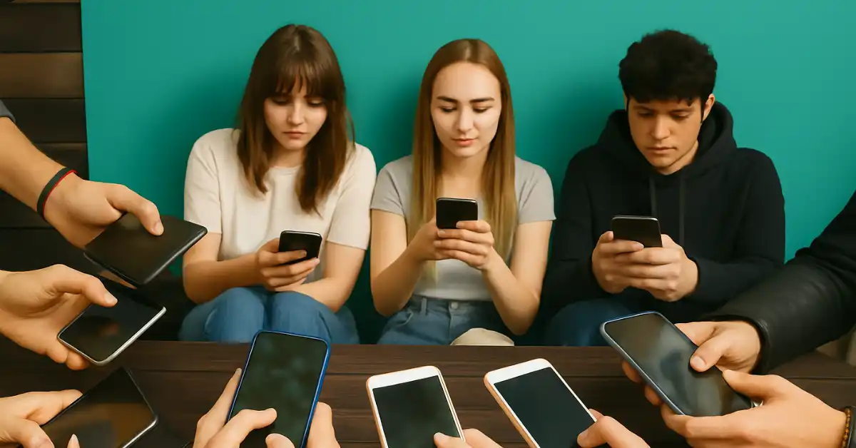 online-disinhibition Illustration representing online disinhibition—depicting how individuals feel less restrained and more expressive in digital interactions.